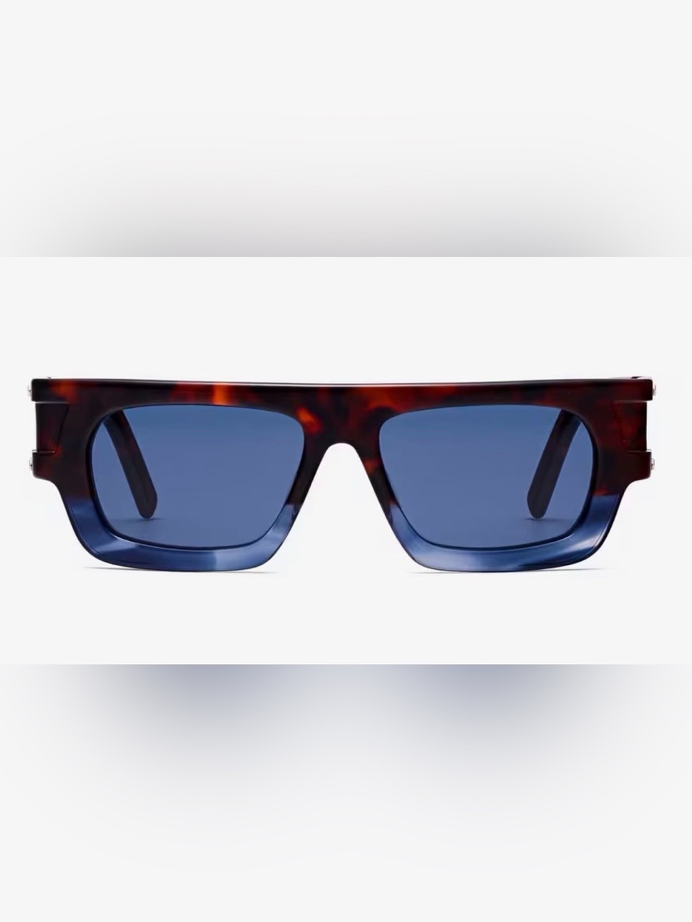 MCM Blue Lens Tortoiseshell Frame Sunglasses